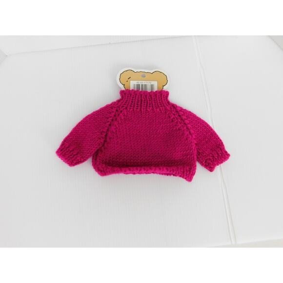 Bear Wear Sweater Miss You Fuchsia for 10"-12" Bears Westwater - Picture 2 of 5
